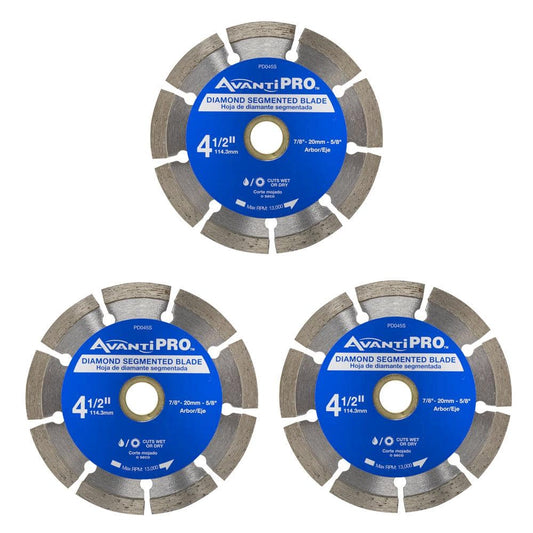 4.5 in. Segmented Diamond Blade (3-Pack)