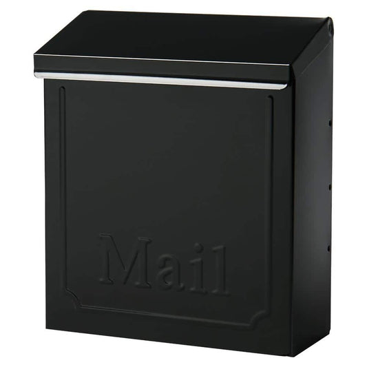 Architectural Mailboxes Townhouse Medium  Vertical  Locking  Steel  Wall Mount Mailbox  Black  THVKB001