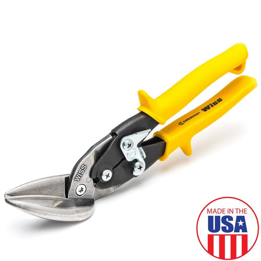 Apex Tool Group Offset Straight Snips  3 in Cut  Cuts Straight - 1 EA (186-M8OS)