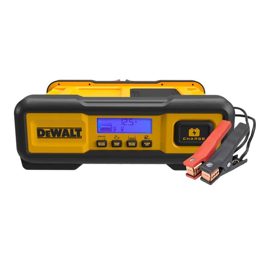 DEWALT Auto or Marine Battery Charger  Maintainer with LCD Screen  30 Amps