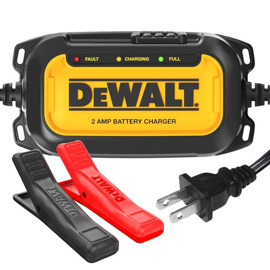 DEWALT DXAEC2 Professional 2-Amp Automotive Battery Charger and Maintainer