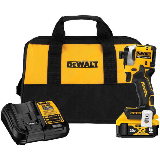 DEWALT 20V MAX ATOMIC 1/4 in. Cordless Brushless 3-Speed Impact Driver Kit (Battery)