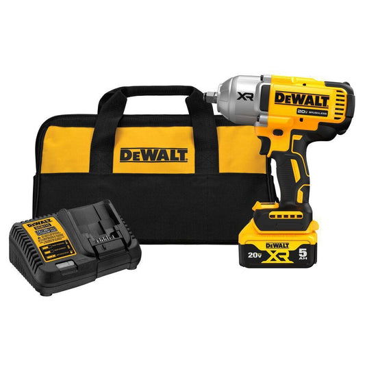 DEWALT 20V MAX* XR 1/2  High Torque Impact Wrench with Hog Ring Anvil