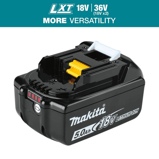 Makita LXT Power Tool Battery 5.0Ah Lithium-Ion 18V 45 Min Charge Time