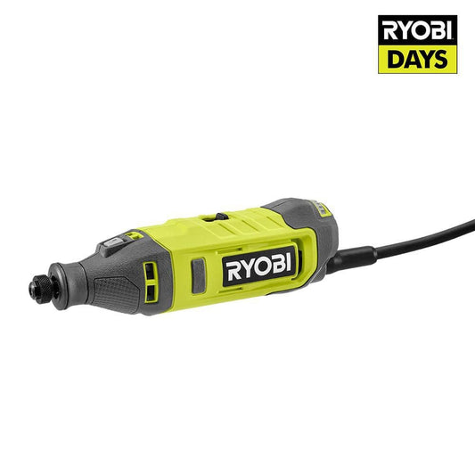 RYOBI 1.4 Amp Corded Rotary Tool with Accessories and Storage Case