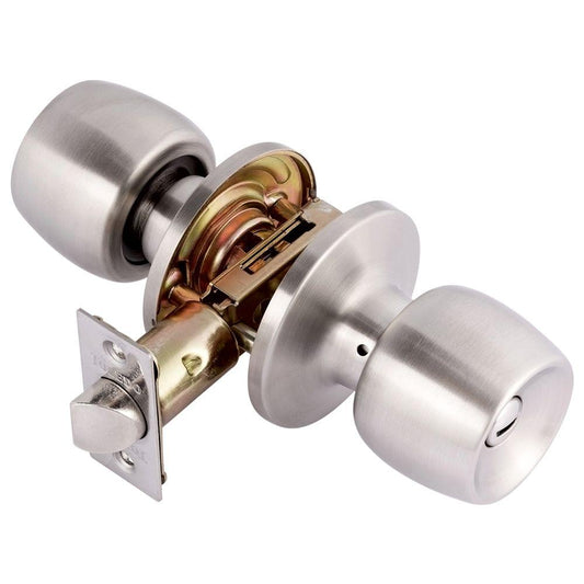Toledo Malaga Stainless Steel Privacy Knobset