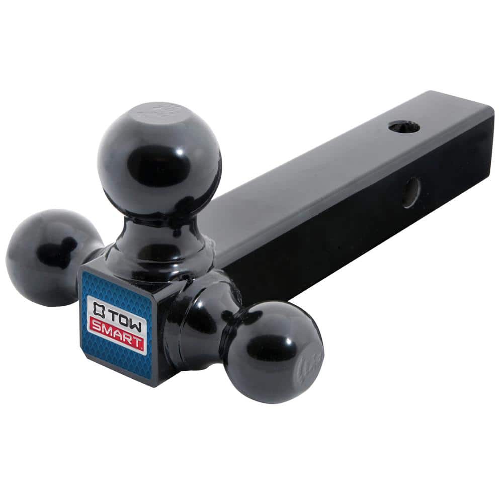 TowSmart Automotive Hitch Towing Trailer Hitch Tri-Ball Mount for 1-7/8   2  and 2-5/16  Balls  Rated up to 10 000 lbs